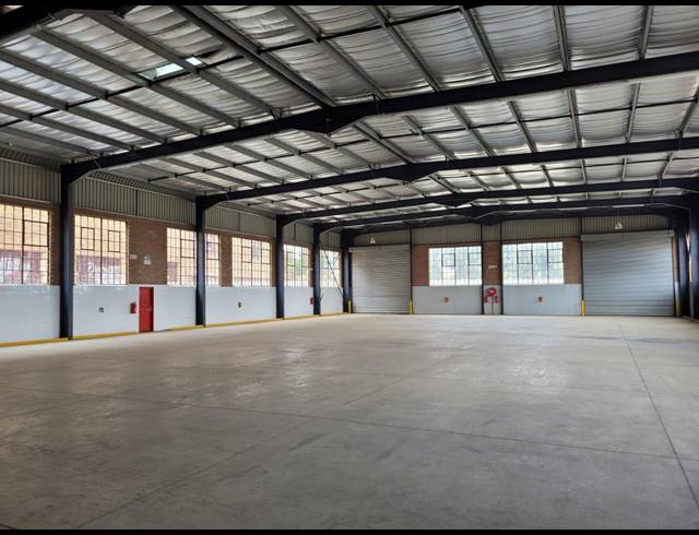 1,250M² WAREHOUSE TO LET IN CHLOORKOP
